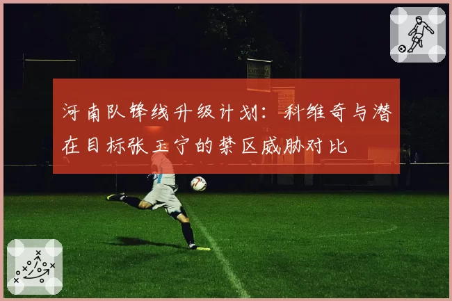 河南队锋线升级计划：科维奇与潜在目标张玉宁的禁区威胁对比